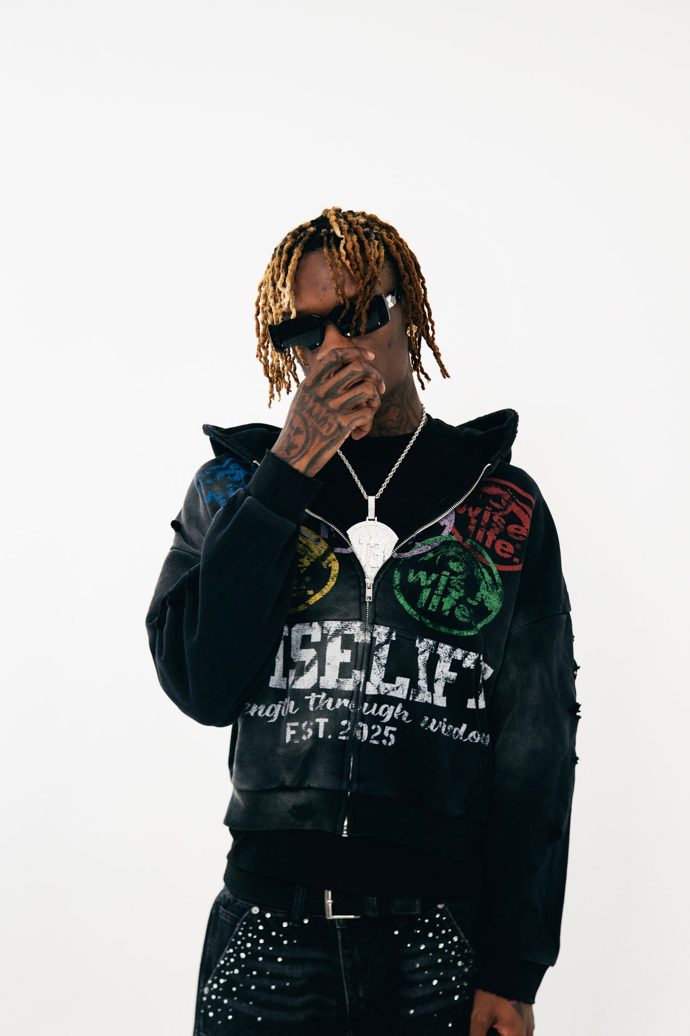 Black WISELIFE ZipUp Jacket