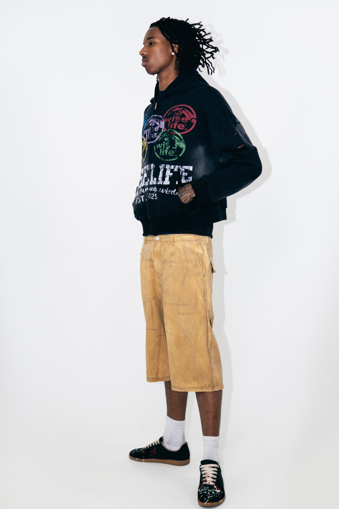 Black WISELIFE ZipUp Jacket